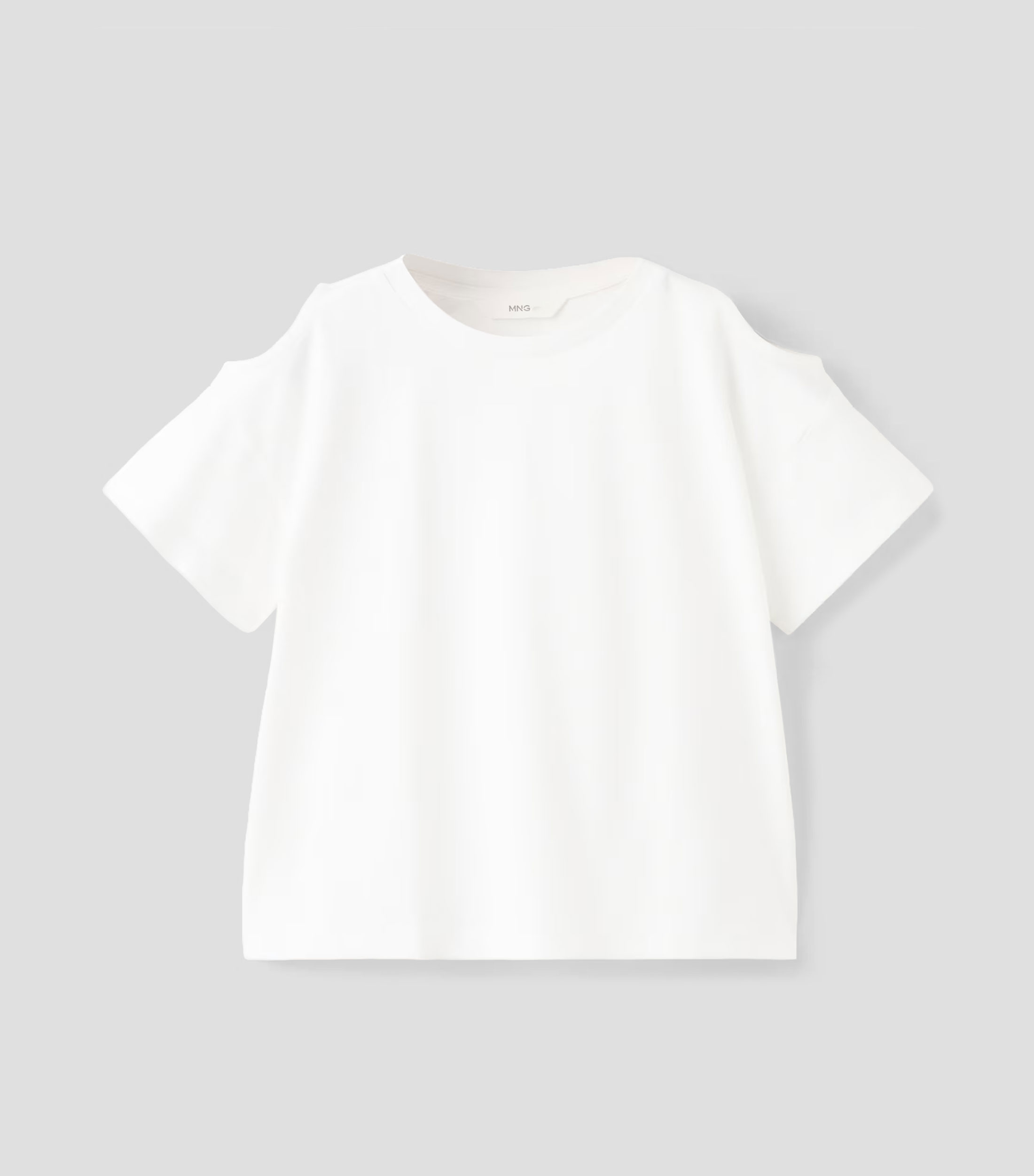 Playera cuello redondo manga corta lisa Niña